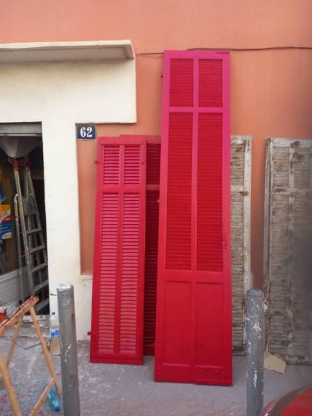 Rénovation volets battants anciens